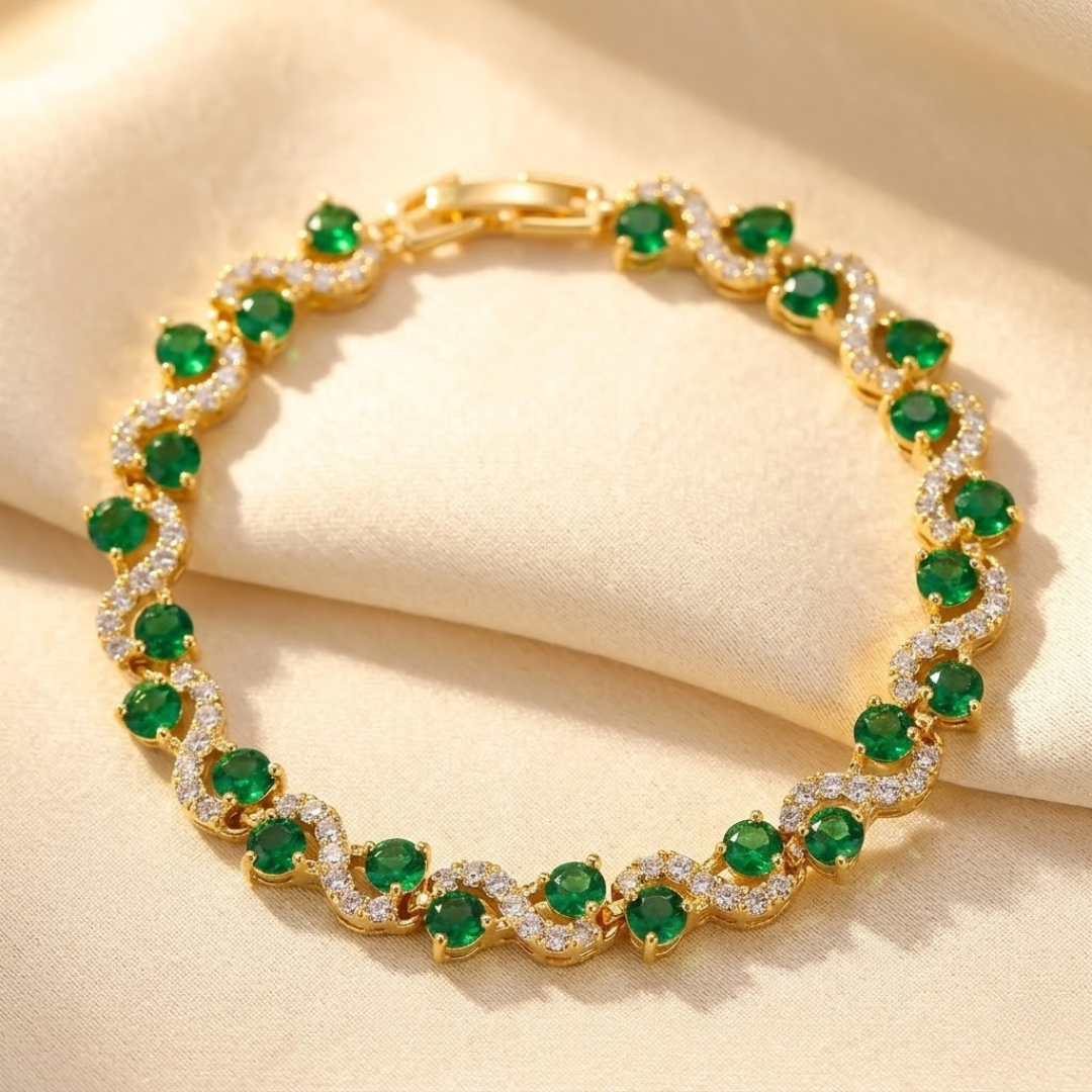 Emerald Tennis Bracelet