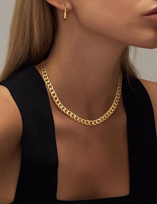 Bold Gold Link Necklace
