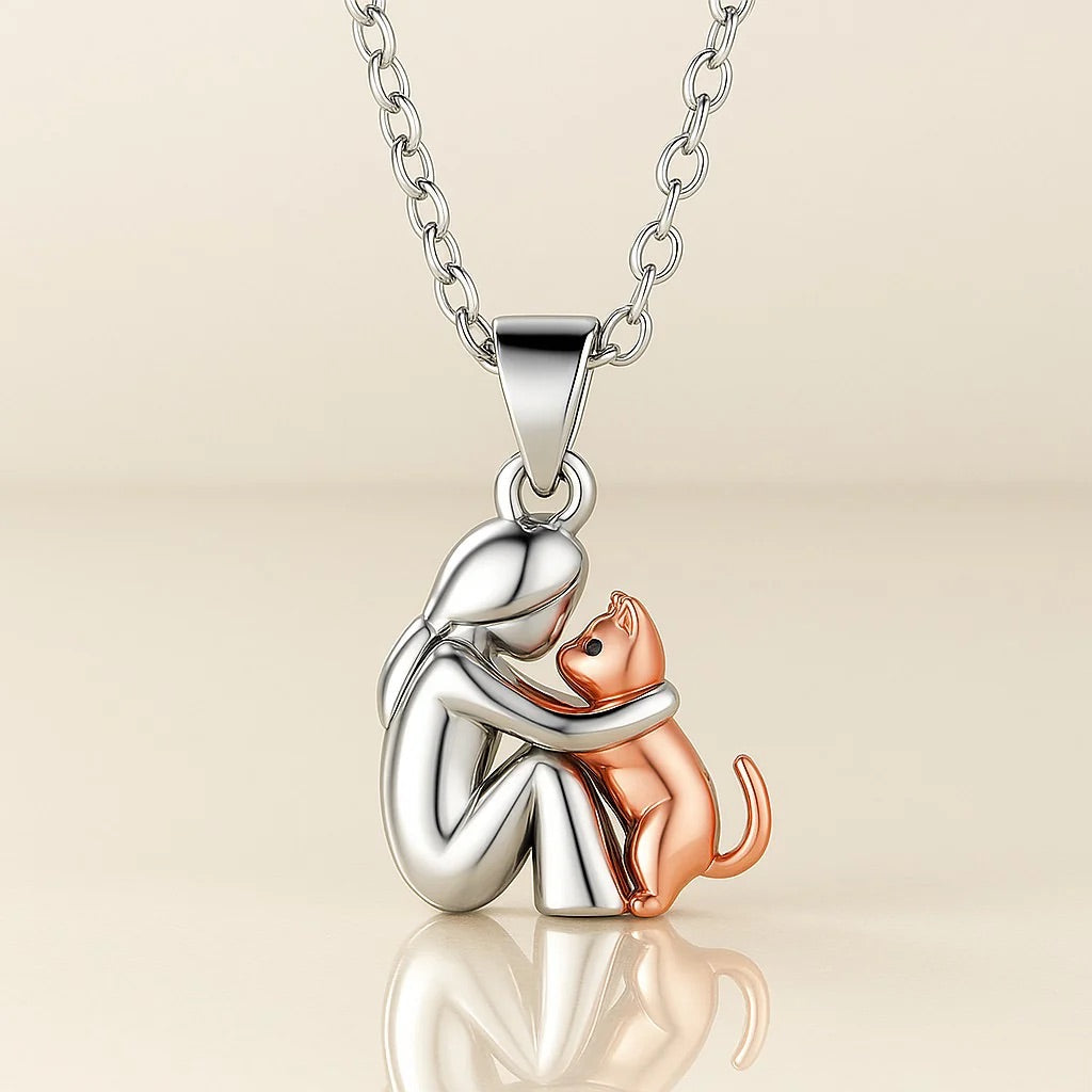 Forever Cat Pendant Necklace