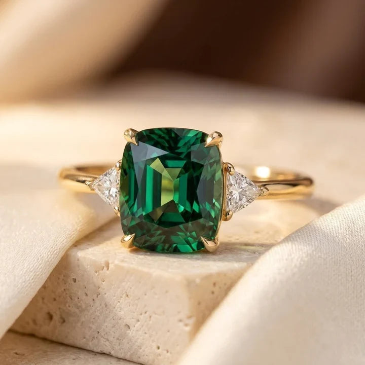 Emerald Statement Ring