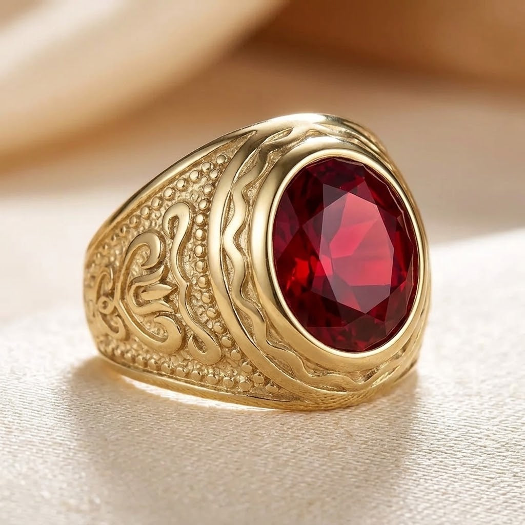 Ruby Signet Ring
