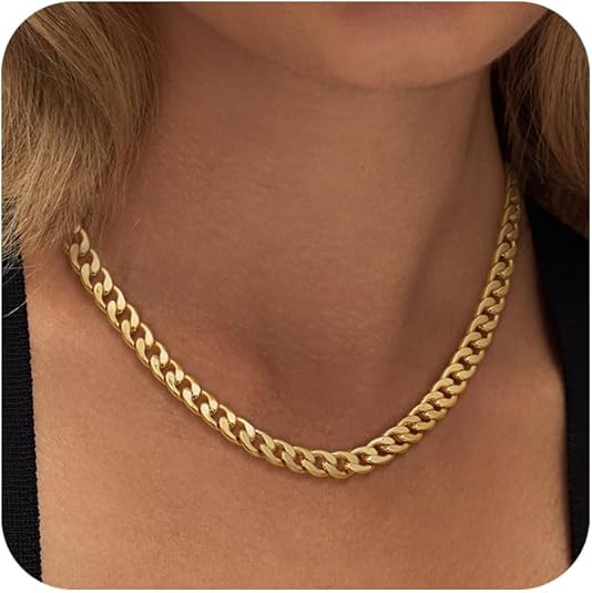 Bold Gold Link Necklace