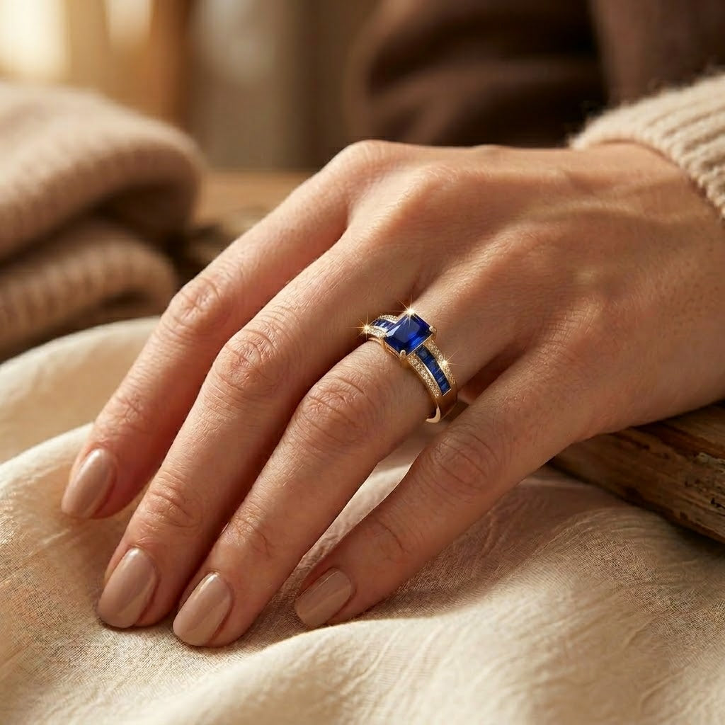 Sapphire Statement Ring