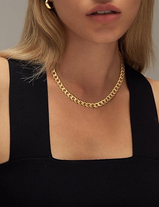 Bold Gold Link Necklace
