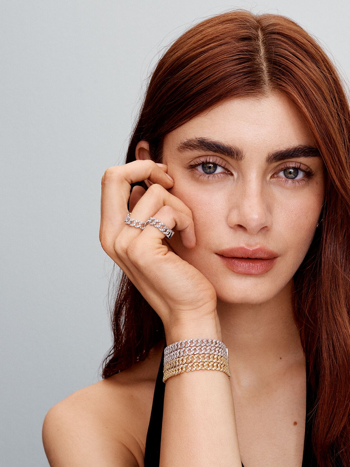 Gold Radiant Cuban Bracelet