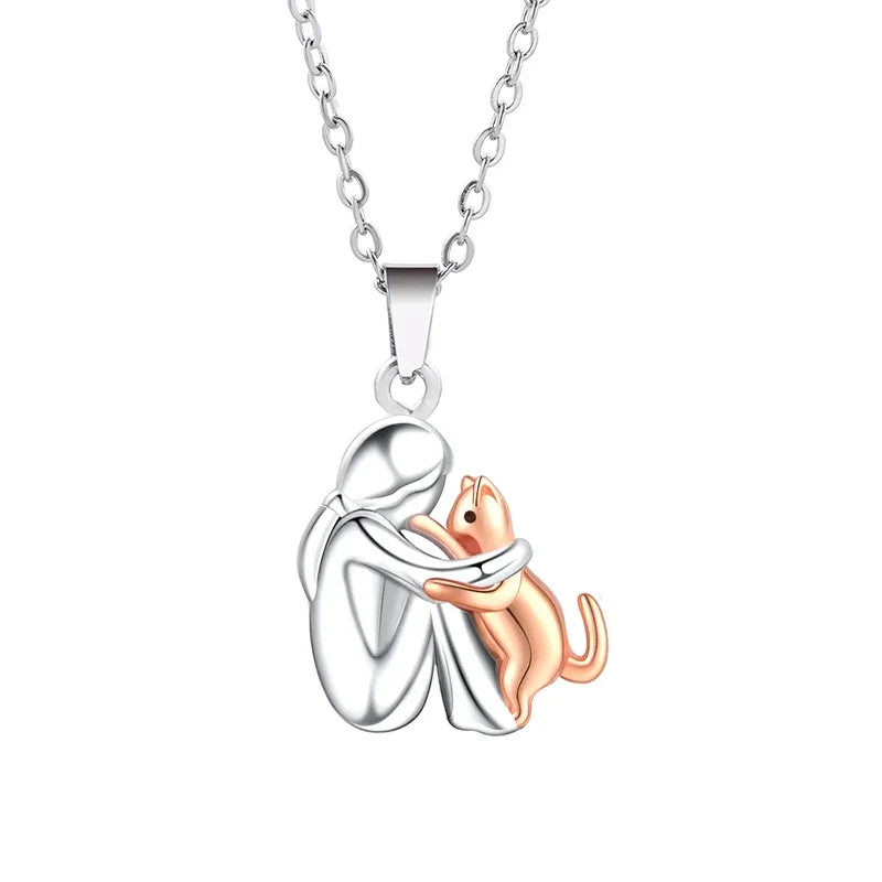 Forever Cat Pendant Necklace