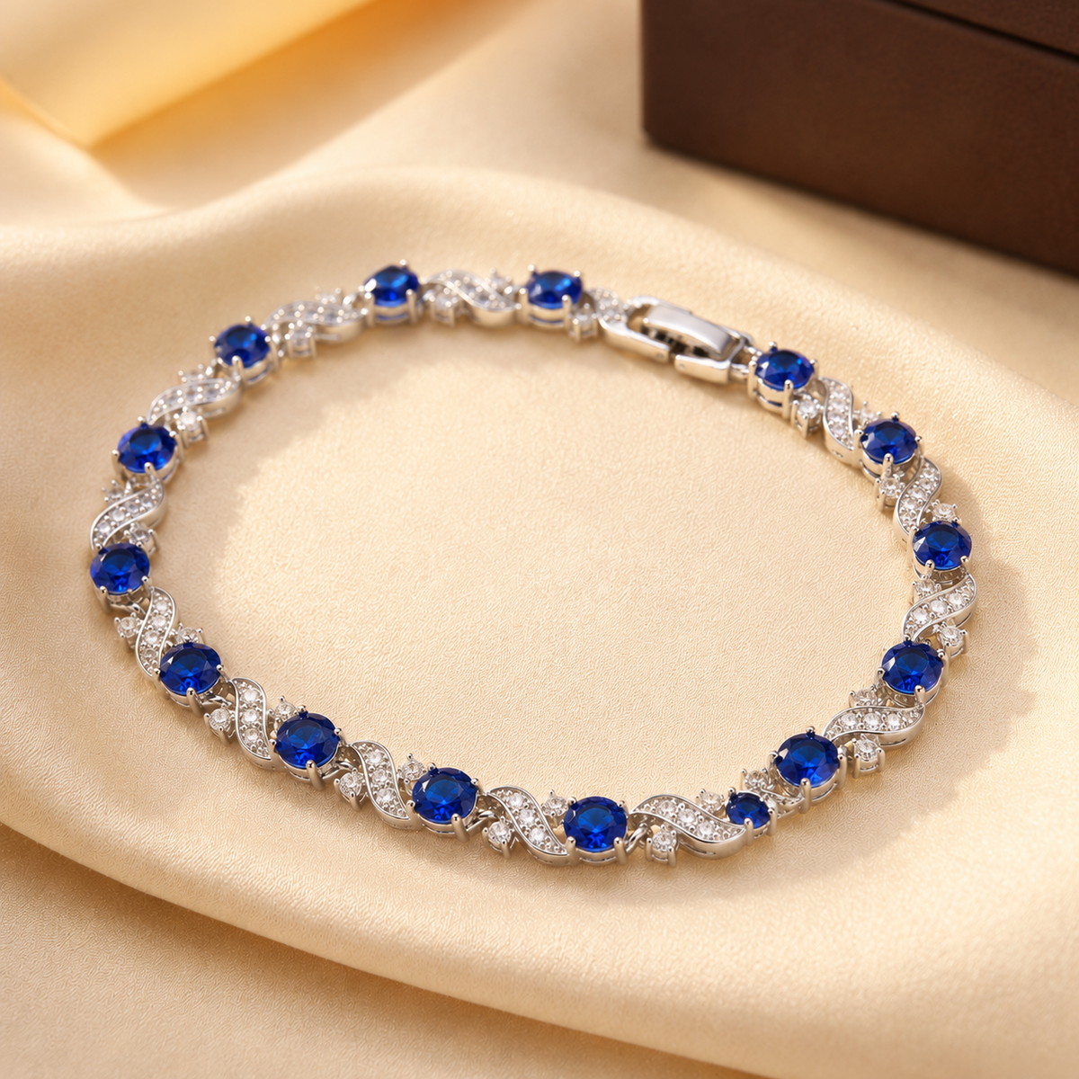 Sapphire Tennis Bracelet