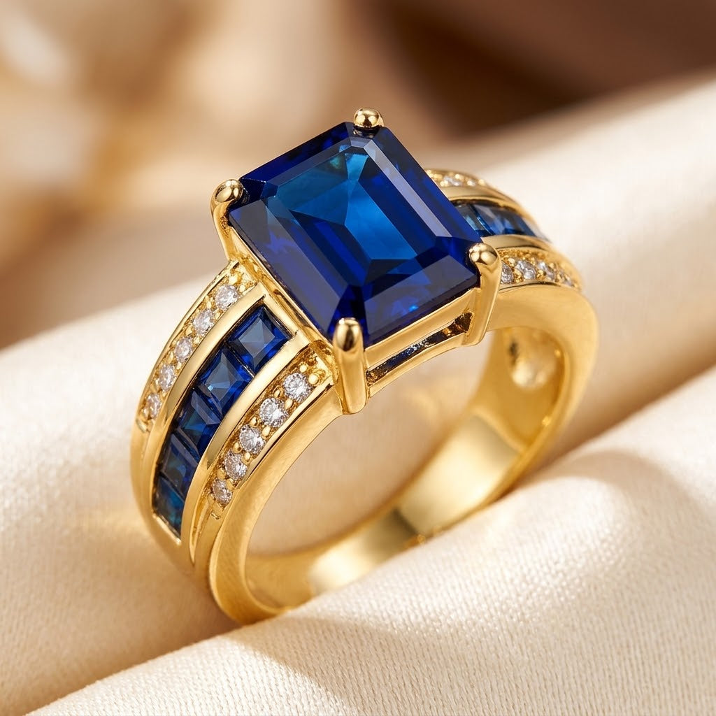 Sapphire Statement Ring
