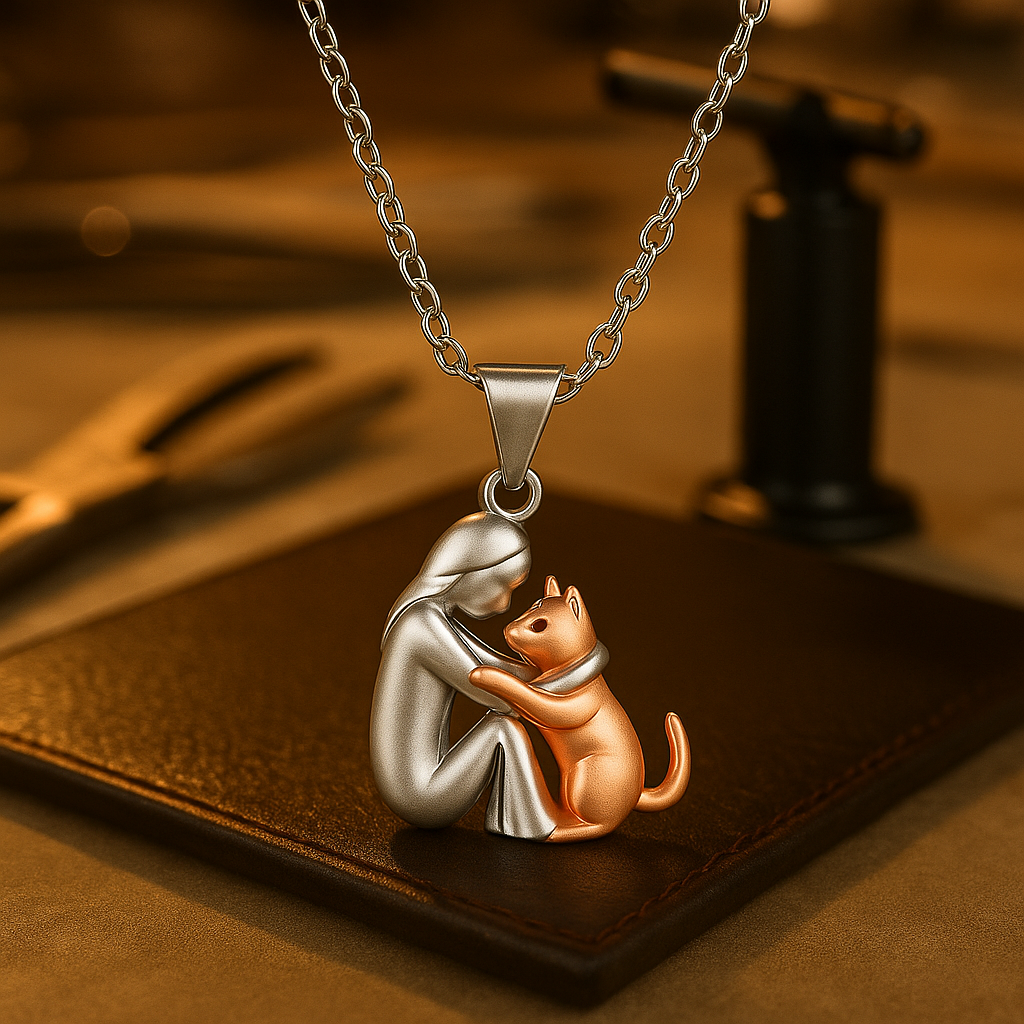 Forever Cat Pendant Necklace