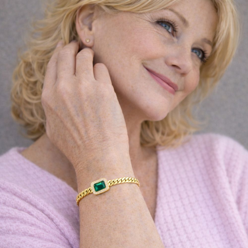 Emerald Centre Bracelet